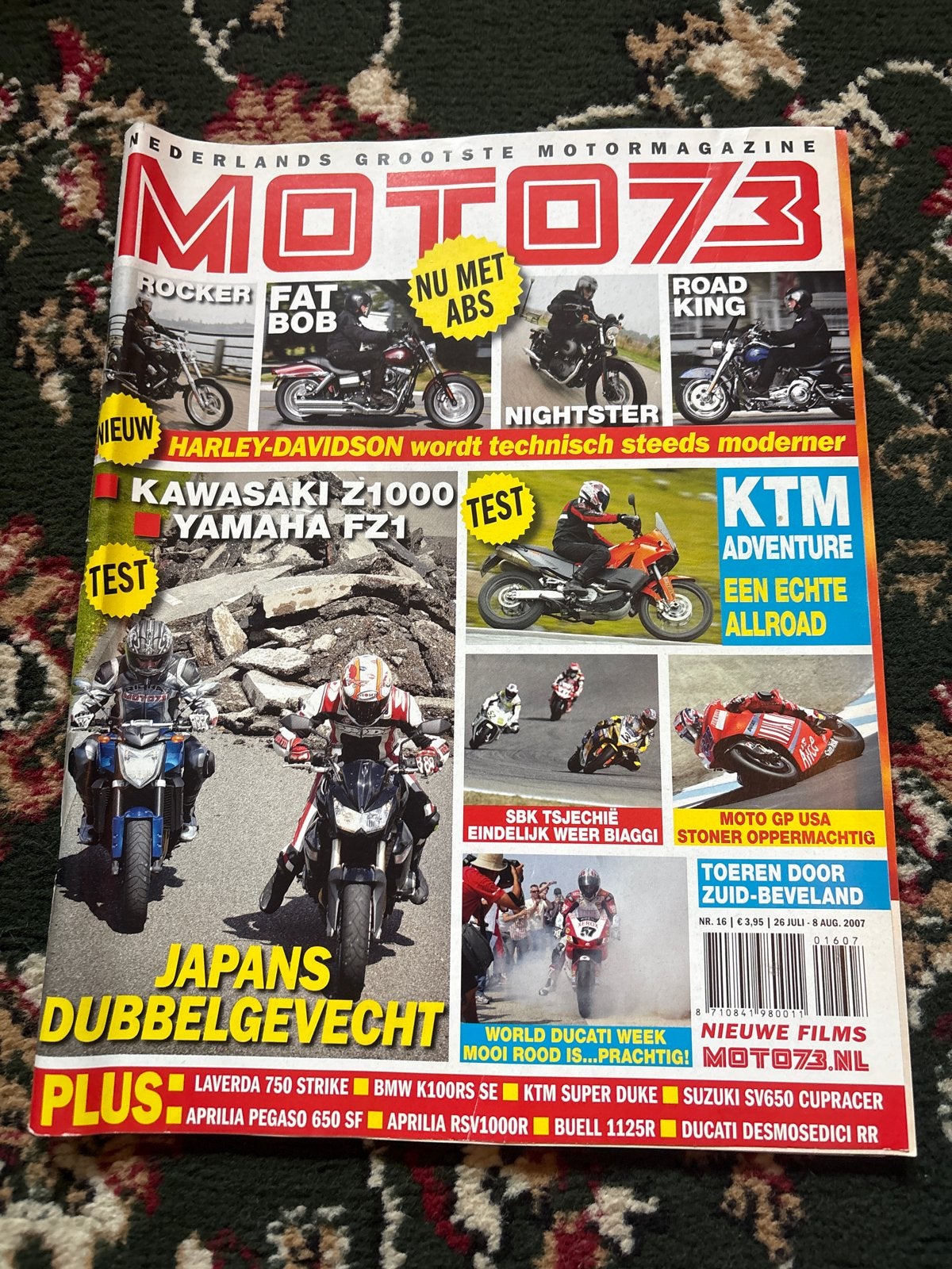 MOTO73 Motormagazine - Editie 16, 2007, Motoren, Ophalen of Verzenden, Overige merken