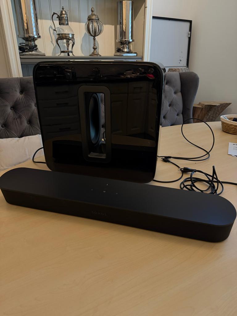 Sonos Beam Gen 2 + Sub Gen 3 - krasvrij