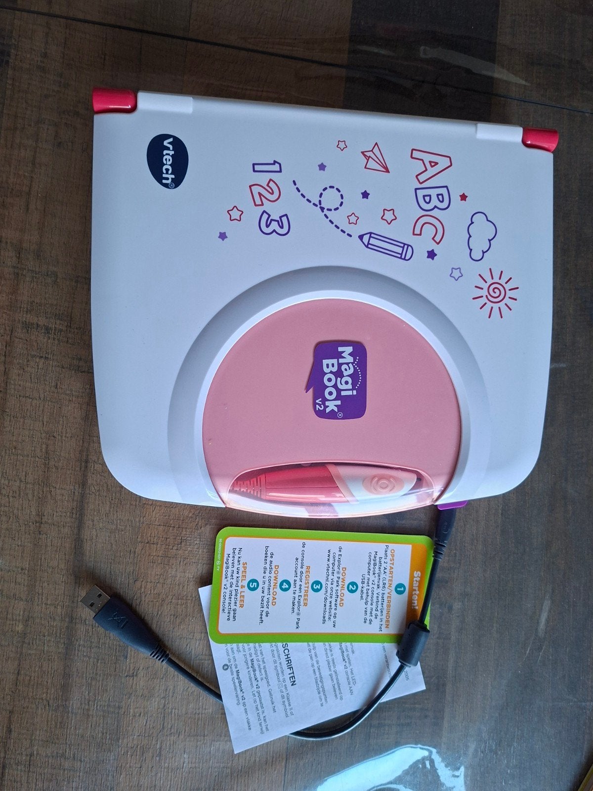 VTech MagiBook V2 met 3 boeken - Educatief speelgoed, Ophalen, Gebruikt, Taal en Lezen, Met geluid