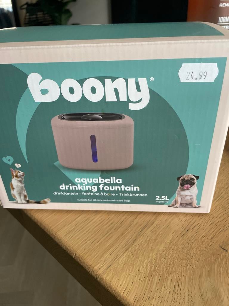 Drinkfontein katten honden, Dieren en Toebehoren, Ophalen of Verzenden, Zo goed als nieuw
