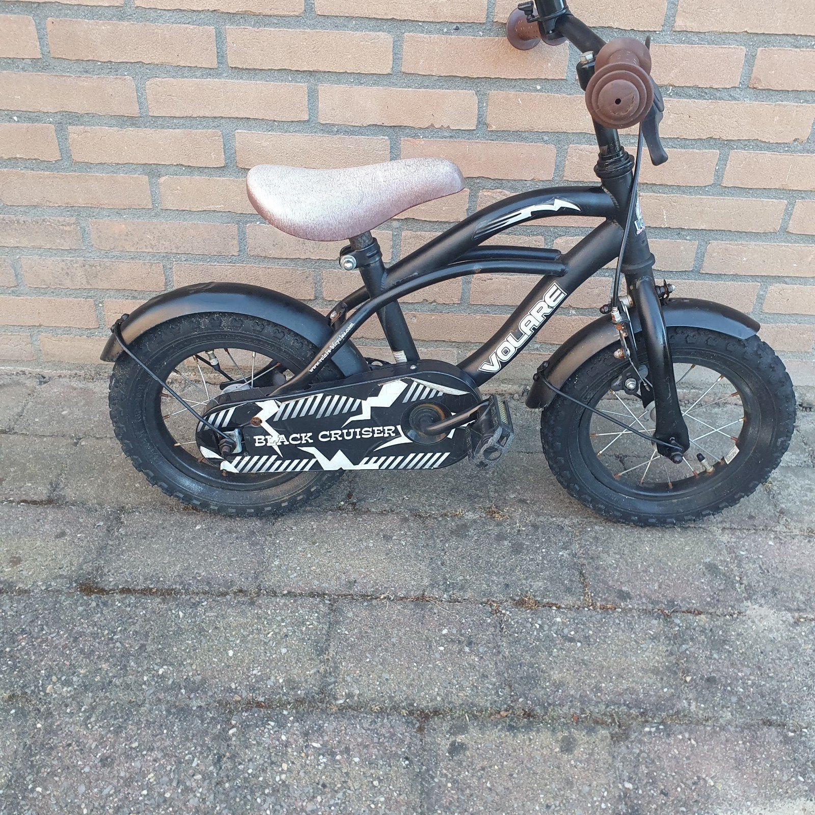 Black cruiser kinderfiets 12 inch, Ophalen, Gebruikt, Minder dan 16 inch