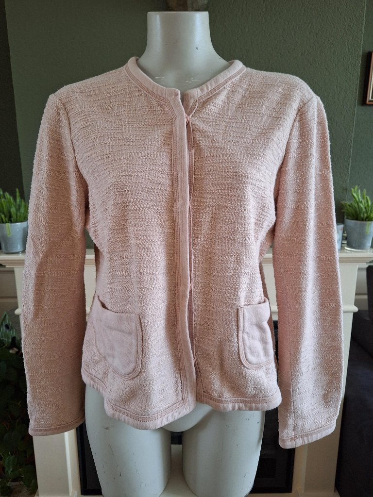 Xandres roze jasje vest cardigan M 40 in zeer nette staat, Maat 38/40 (M), Verzenden, Roze, Gedragen