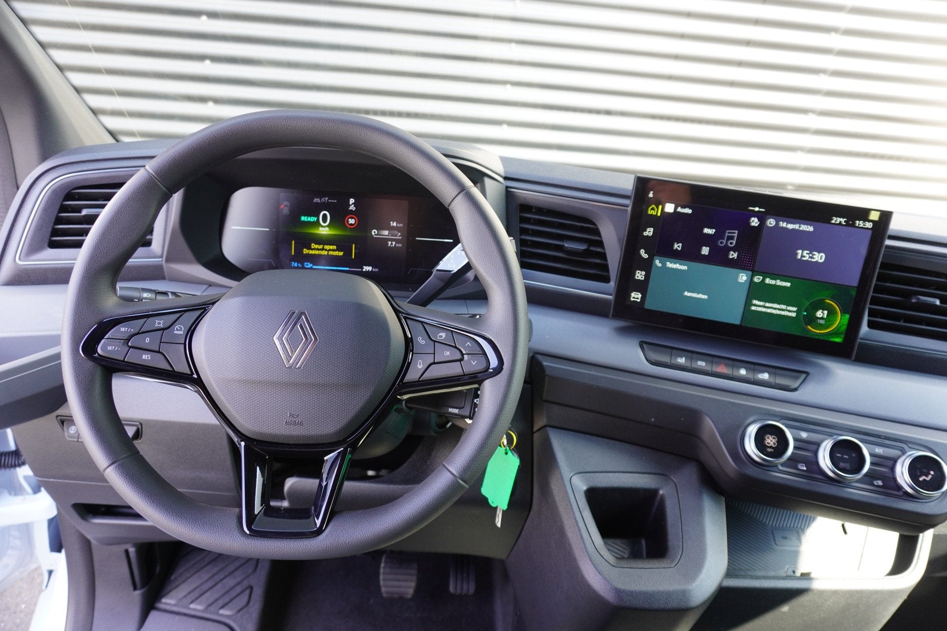 Renault Master E-Tech T35 L3H2 Extra long range 87 kWh 420km, Auto's, Stof, Zwart, Renault, Electronic Stability Program (ESP)