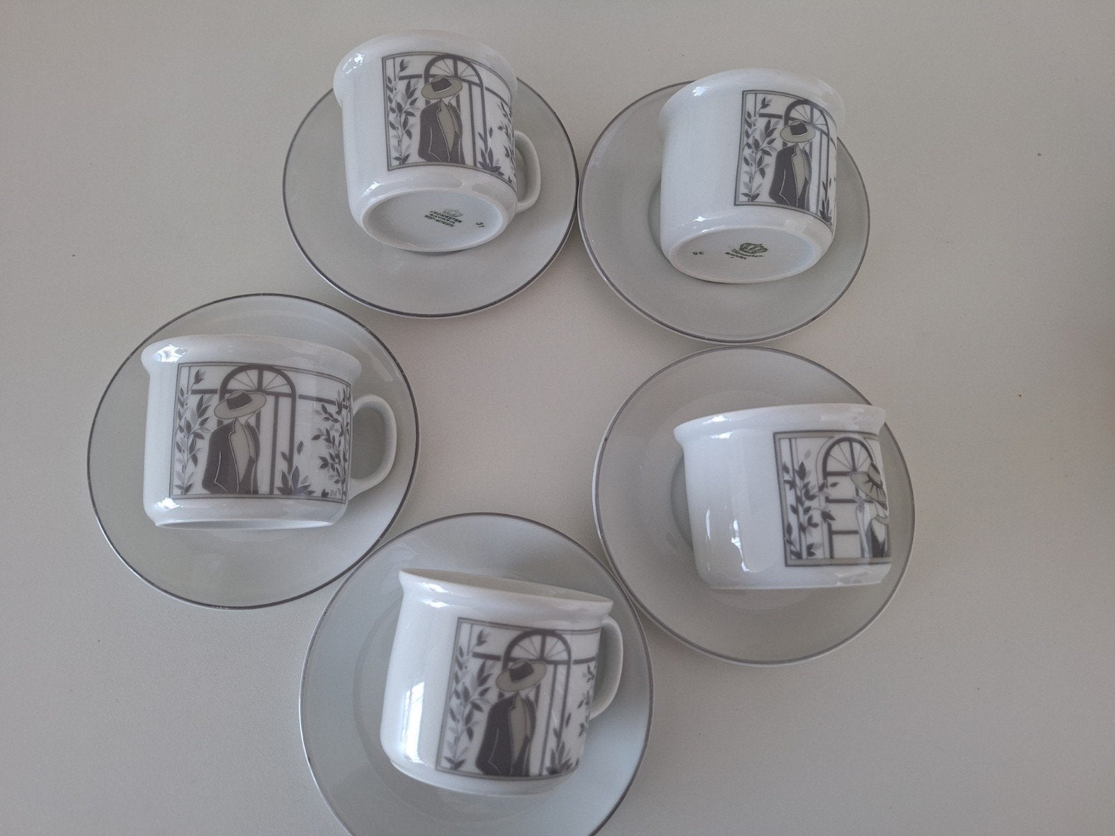 Serviesdelen, Ophalen of Verzenden, Porselein, Overige stijlen, Kop(pen) en/of Schotel(s)