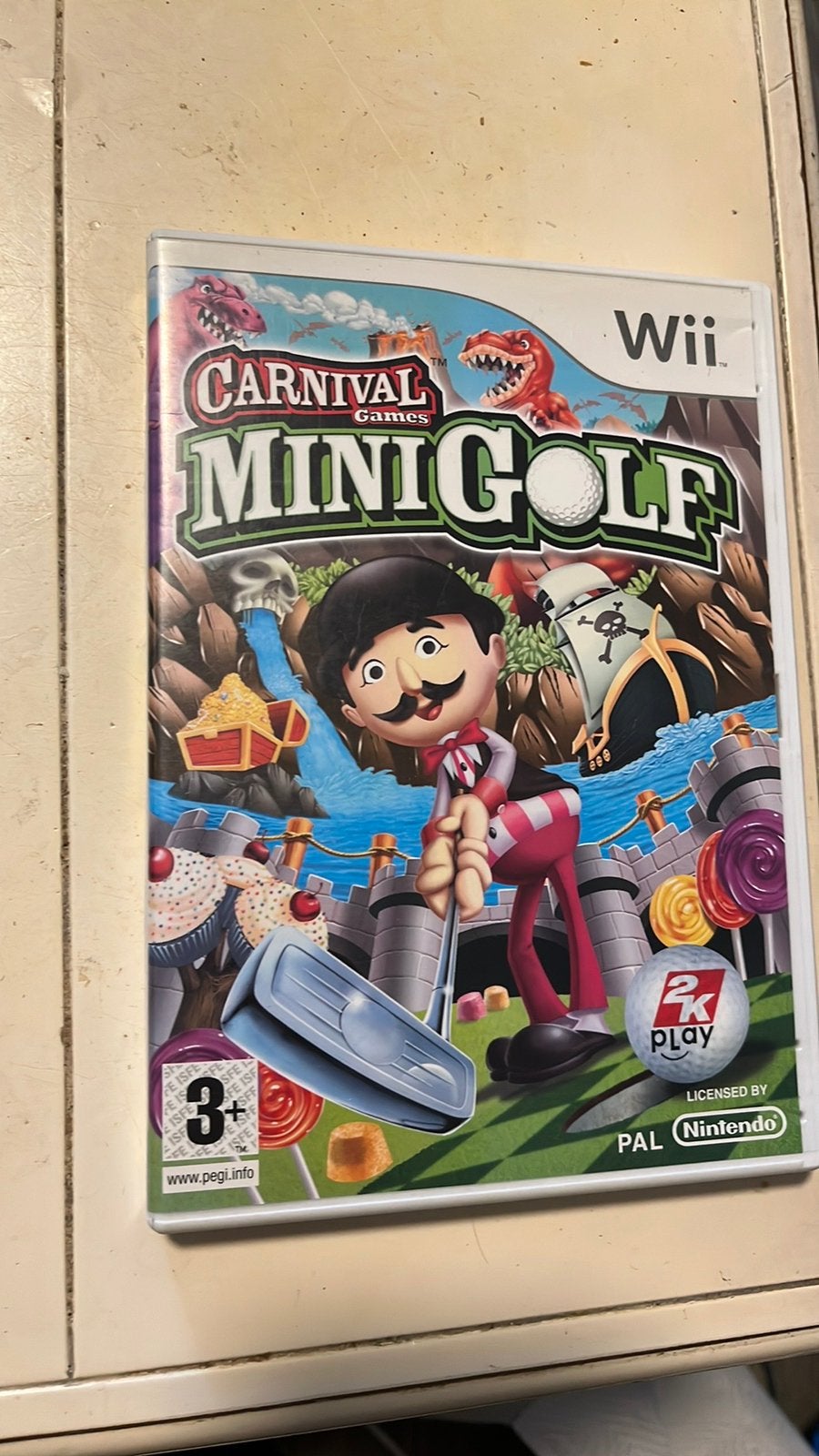 Wii MINI GOLF carnaval, Ophalen of Verzenden, Zo goed als nieuw, Sport, 3 spelers of meer
