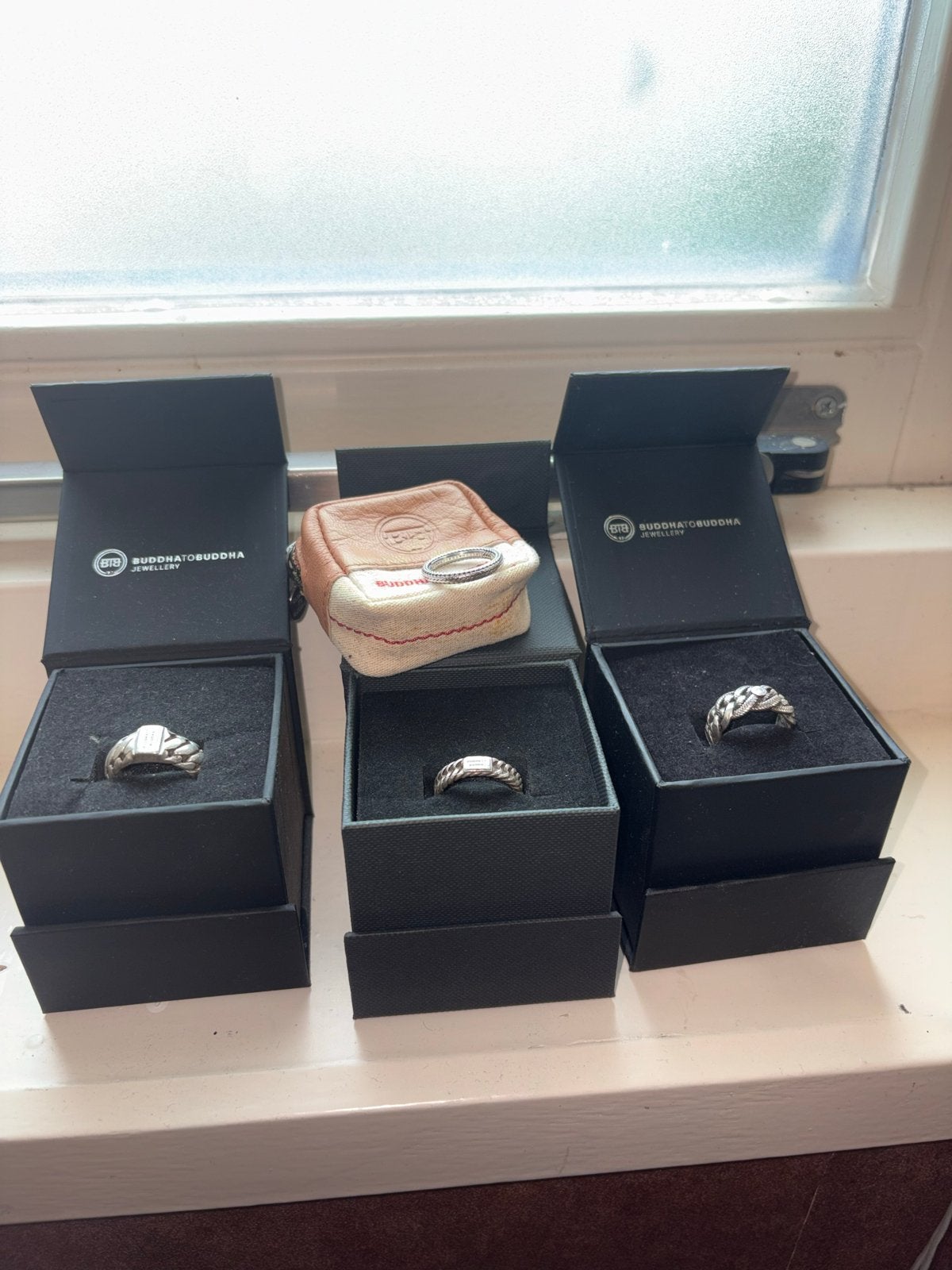 Buddha to Buddha Ringen - Diverse Modellen en Maten, Ophalen, 18 tot 19, Gebruikt, Dame of Heer
