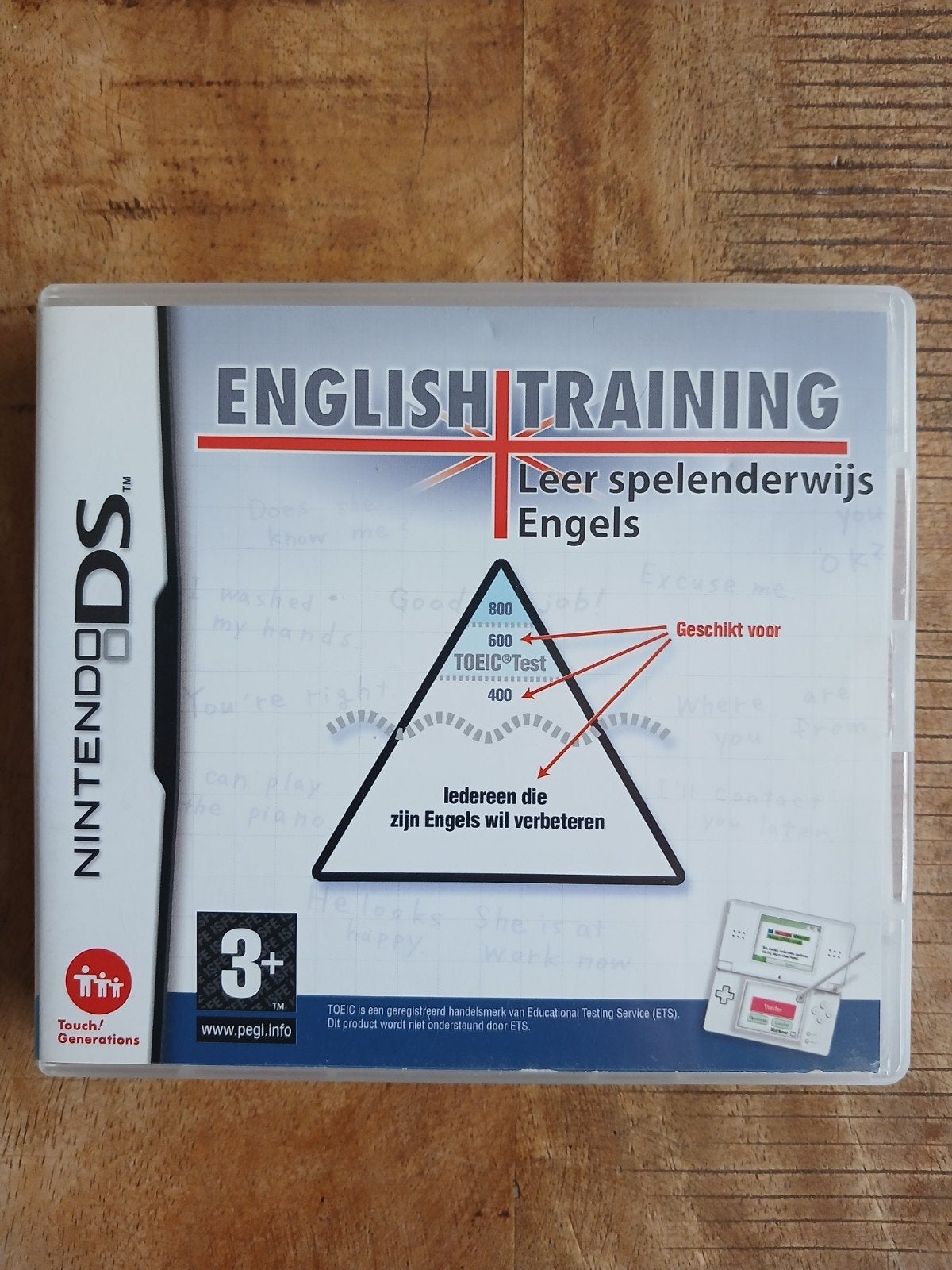 Nintendo DS English Training (Compleet met boekjes), Spelcomputers en Games, Met games, Overige modellen, Overige kleuren, Ophalen of Verzenden