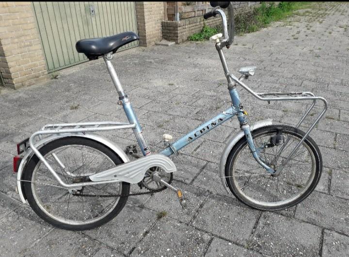Alpina Camping vouwfiets, Ophalen, Gebruikt, Terugtraprem, Overige merken