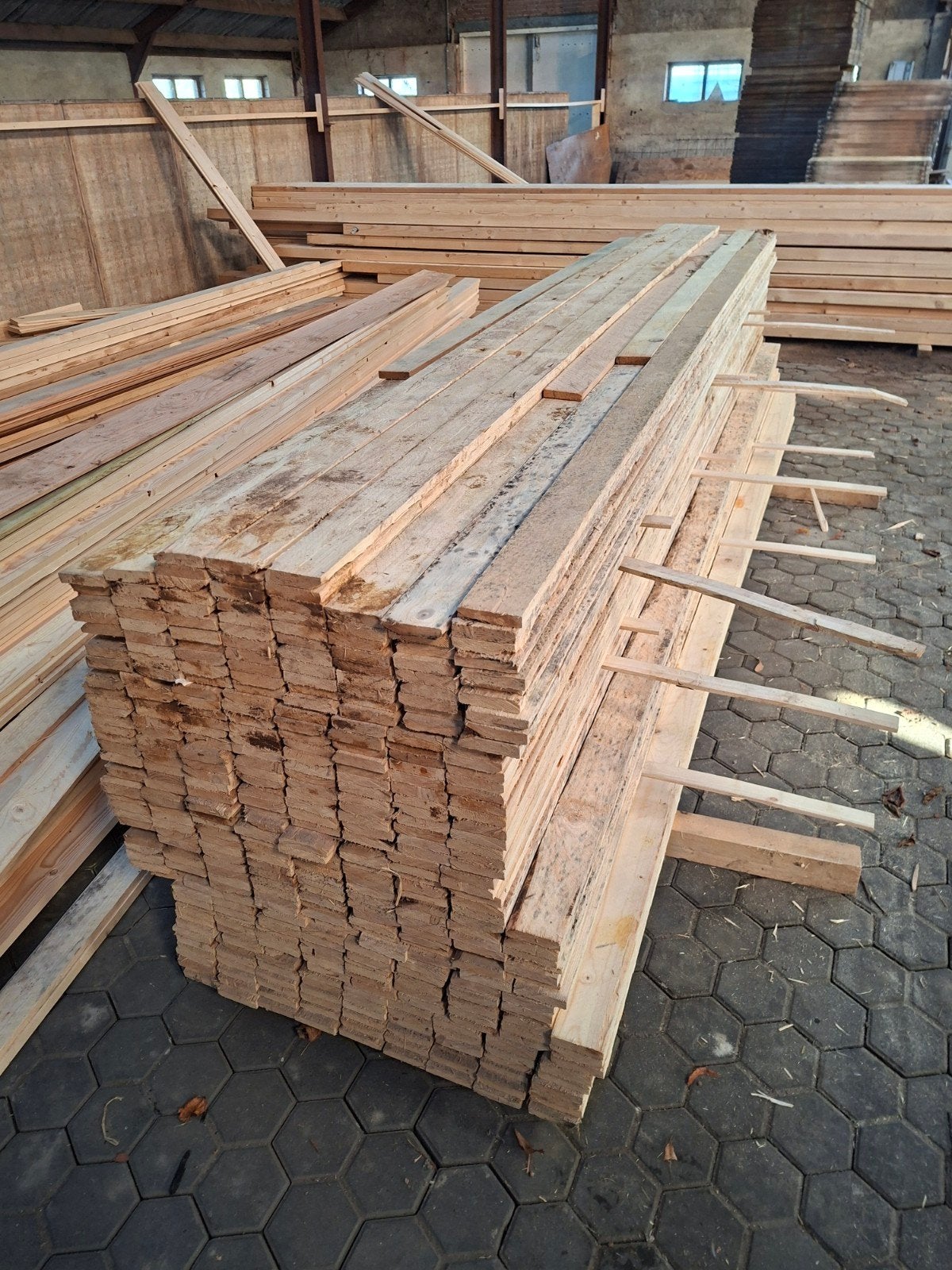 Vuren rachels 16 x 75 nu voor 29 c pm 1300m, Doe-het-zelf en Verbouw, Minder dan 25 mm, Nieuw, Ophalen of Verzenden, Plank