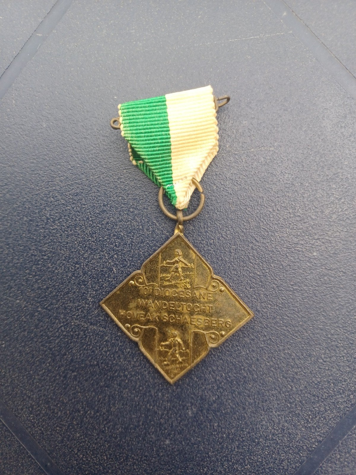 Medaille 10e Diocesane wandeltocht hoveak Schaesberg, Ophalen of Verzenden, Overige materialen, Nederland