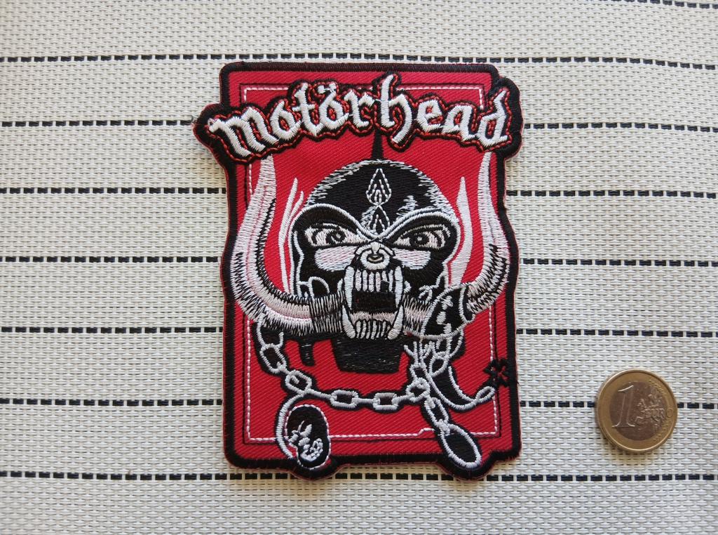Motorhead mooie rode snaggletooth shaped patch 33, Verzenden, Nieuw, Kleding