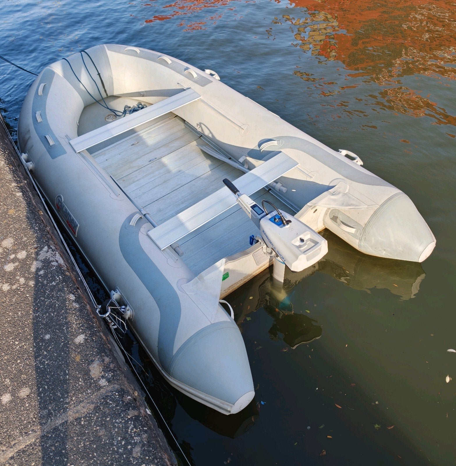 Talamex Highline HLX 400 met ePropulsion Spirit 1.0 Plus, Watersport en Boten, Rubberboten, Ophalen