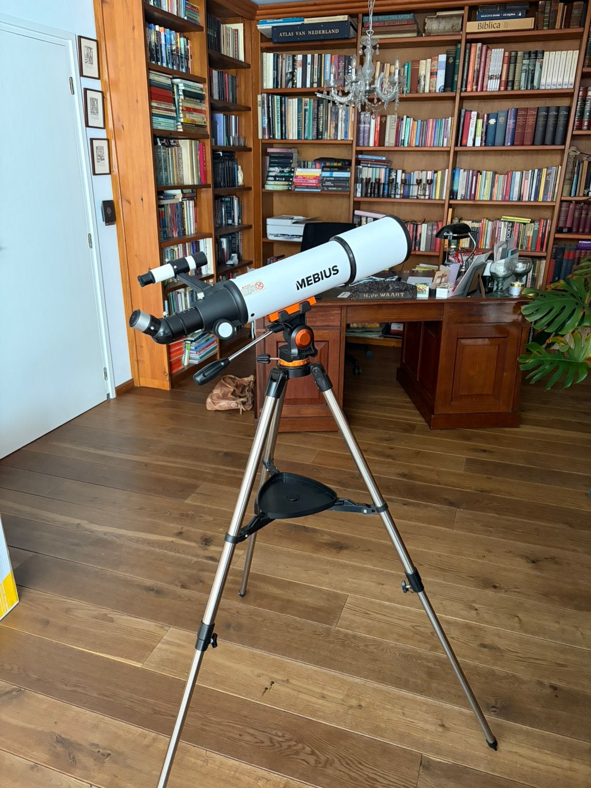 Mebius 80/500mm telescoop, Ophalen, Gebruikt, Lenzentelescoop (refractor), 80 tot 200 mm