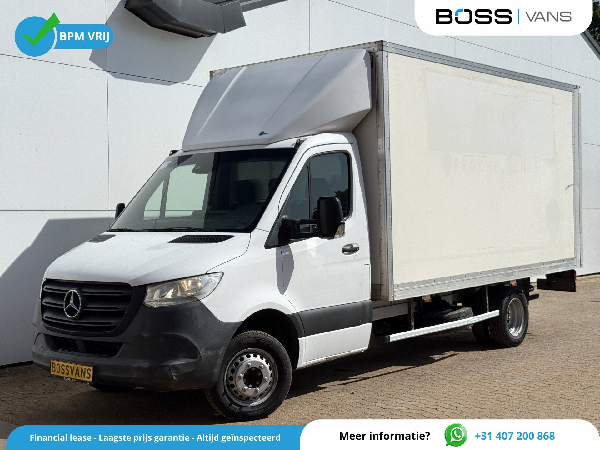 Mercedes-Benz Sprinter 514 1.9 CDI 140PK Laadklep Bakwagen D, Auto's, Gebruikt, Zwart, 4 cilinders, 2000 kg