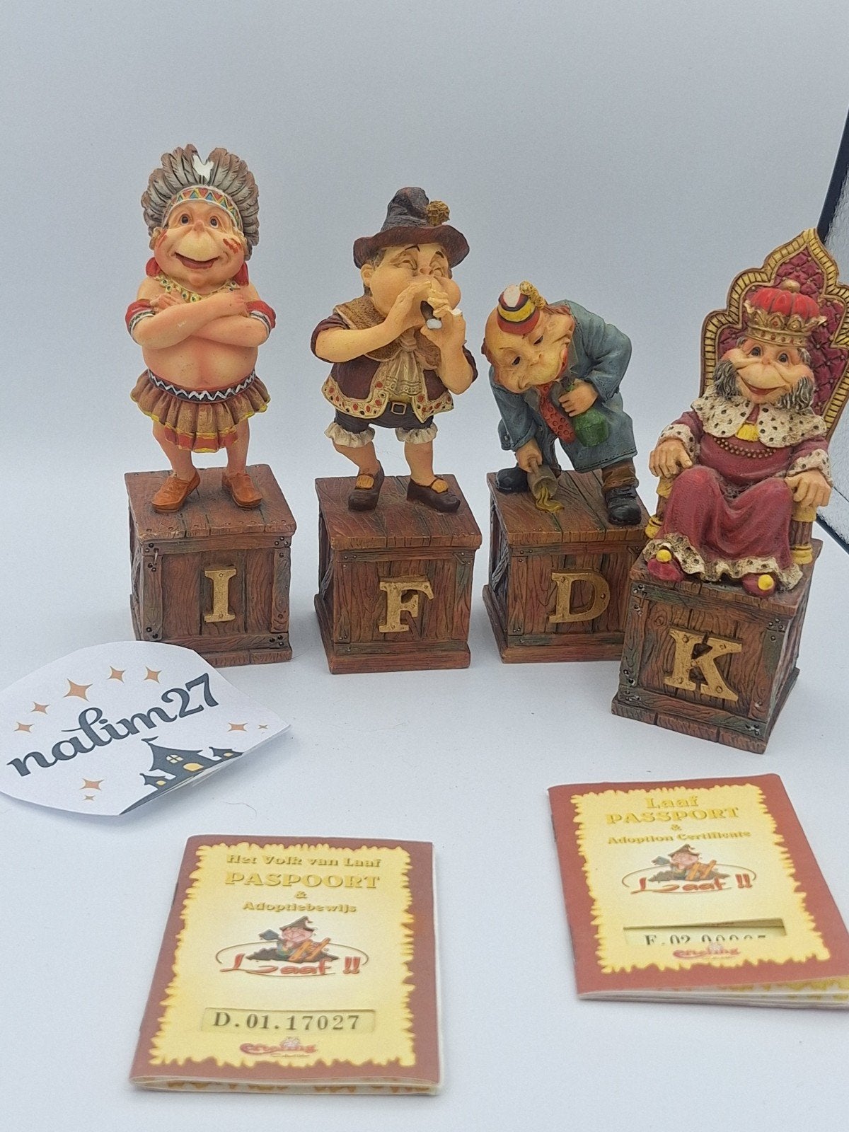 efteling laven met stukken, Ophalen of Verzenden, Beeldje of Poppetje
