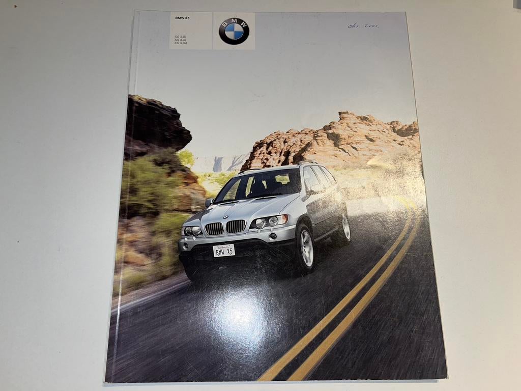 Folder BMW X5 2001, Ophalen of Verzenden, Gelezen, BMW