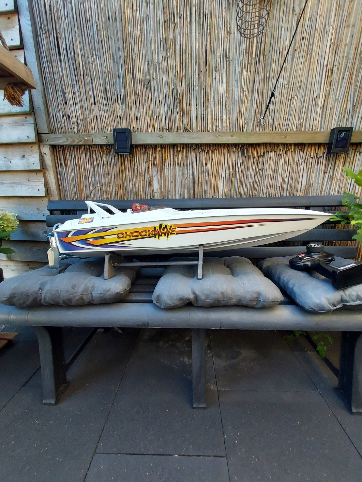 proboat shockwave 36 polyester in hele nette staat!, Ophalen, Zo goed als nieuw, Groter dan 1:32, Overige merken