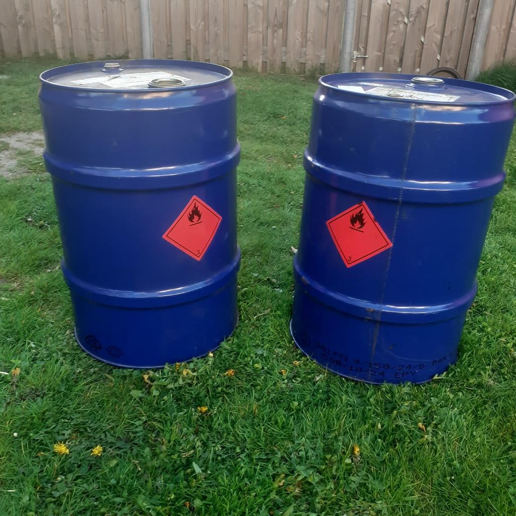 60 liter vat, Ophalen, Gebruikt, Vuurton