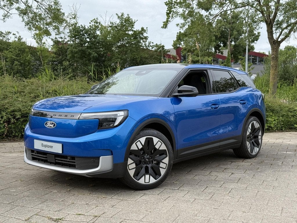 Ford Explorer Premium Extended Range RWD 77 kWh, Auto's, Ford, Automaat, Achterwielaandrijving, Automatische klimaatregeling, Blauw