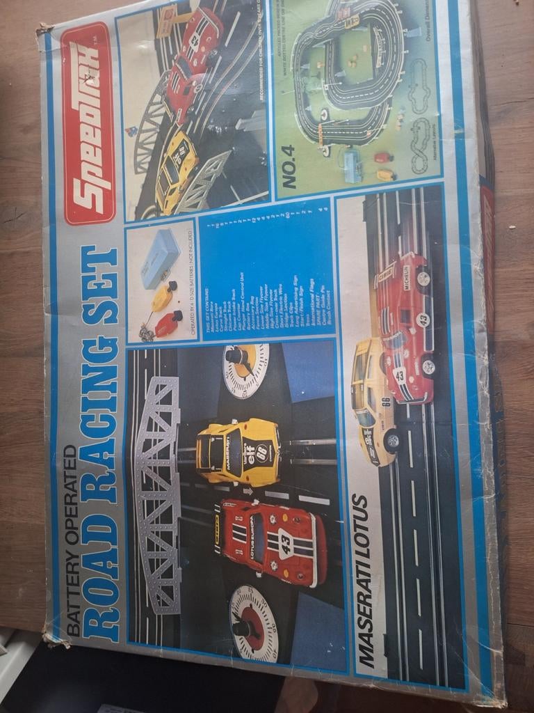 Oude racebaan. Road racing set., Kinderen en Baby's, Speelgoed | Racebanen, Ophalen of Verzenden, Gebruikt, Elektrisch, Overige merken
