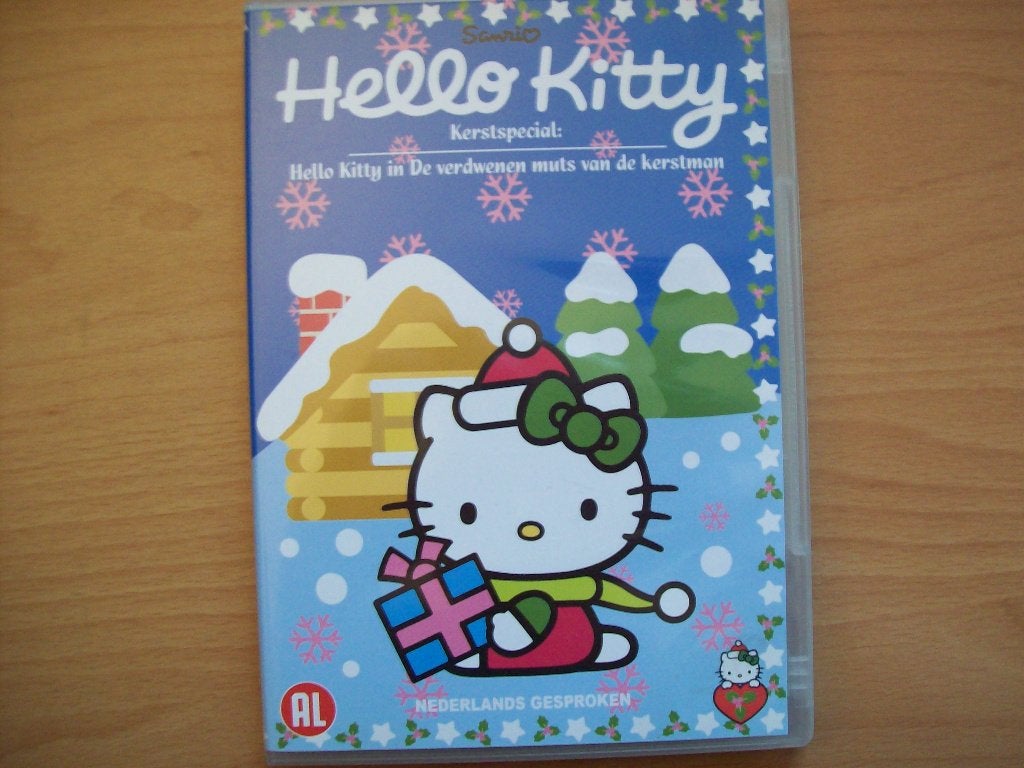 DVD: Hello Kitty - Kerstpecial: De Verdwenen Muts vd Kerstma, Ophalen of Verzenden, Zo goed als nieuw