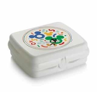 Tupperware Snackie/Broodtrommeltje Mickey Mouse Nieuw, Huis en Inrichting, Keuken | Tupperware, Ophalen of Verzenden, Nieuw, Wit
