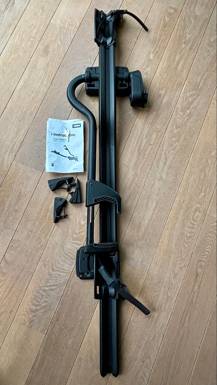 Thule ProRide Black 598 Dakdrager Fietsendrager - Nieuwstaat, Brede banden, Ophalen of Verzenden, Zo goed als nieuw, Dakdrager