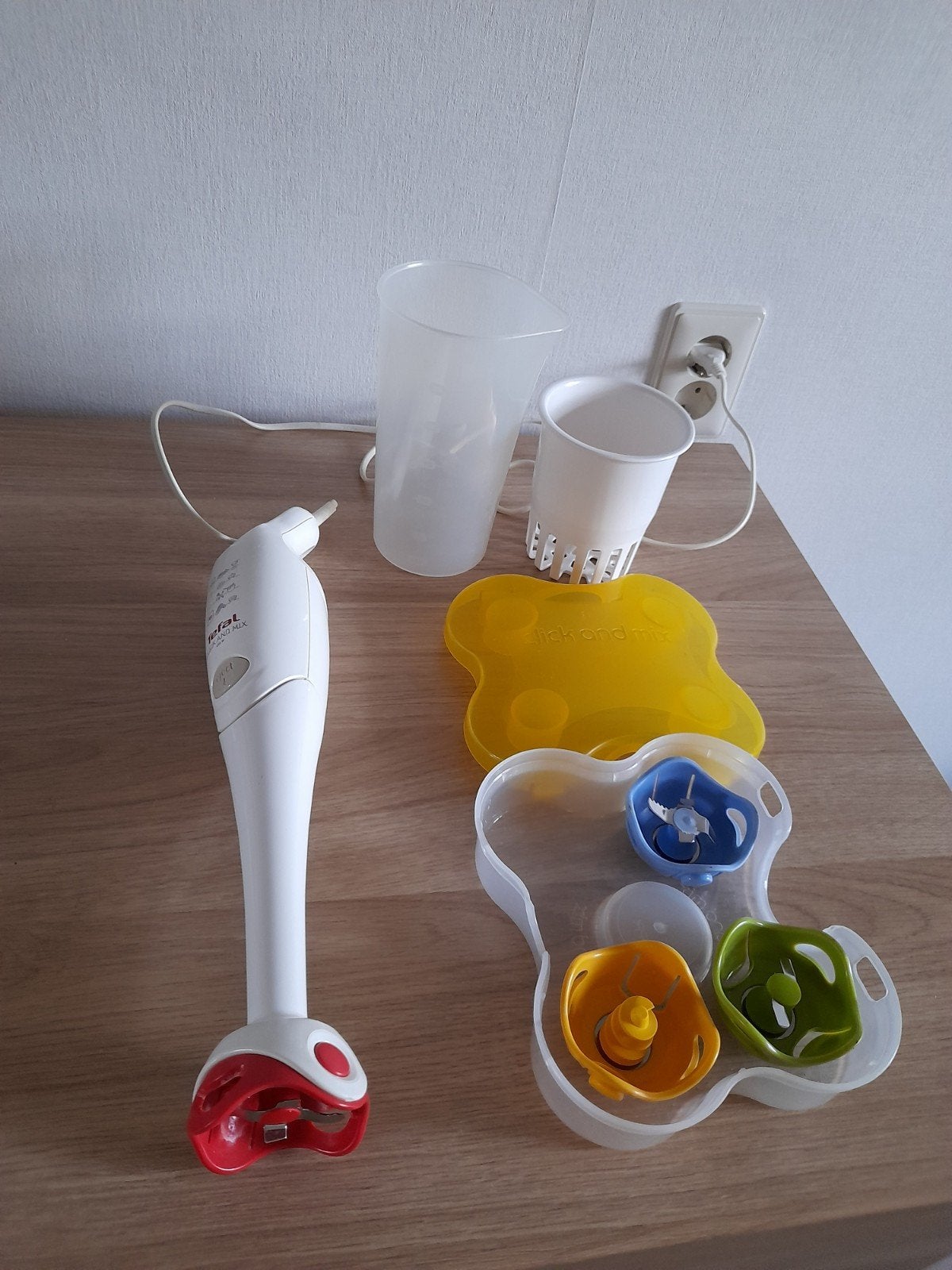 Tefal staafmixer, Minder dan 1 liter, Ophalen, Zo goed als nieuw, 2 snelheden