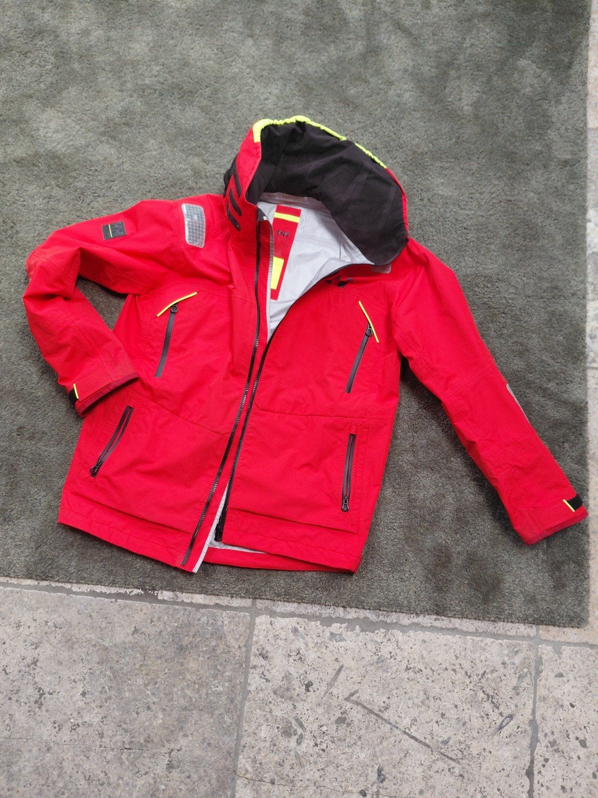 Helly Hansen AegirRace Zeiljack Rood Maat XL/TG, Ophalen, Helly Hansen, Maat 56/58 (XL), Zo goed als nieuw