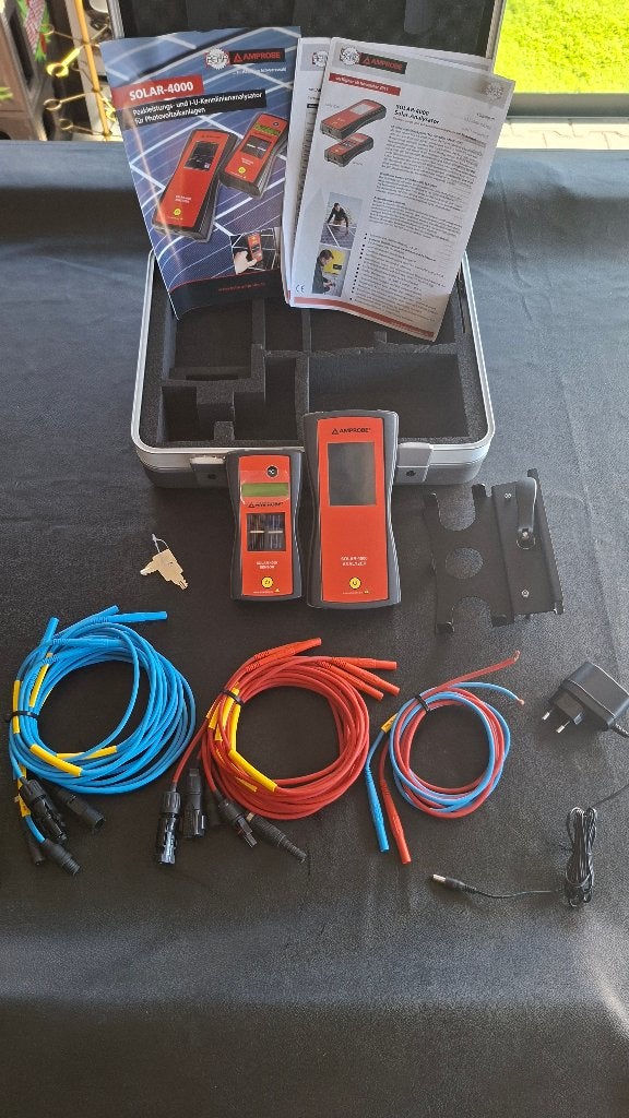 Amprobe Solar 4000 Analyser + Sensor, ., Ophalen of Verzenden, Zo goed als nieuw, .