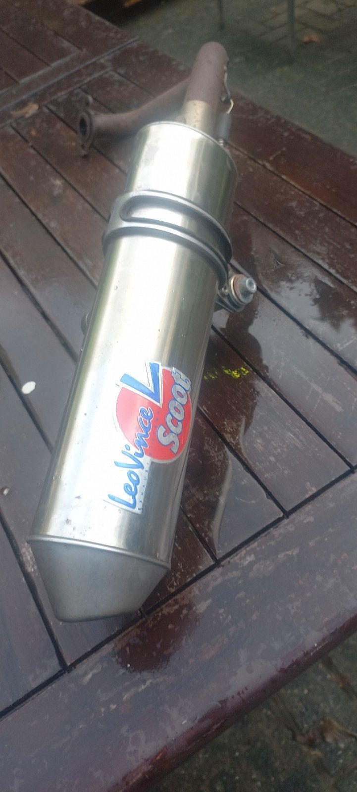 LeoVince Scoot uitlaat voor scooter, Ophalen of Verzenden, Gebruikt, Uitlaat, Overige merken