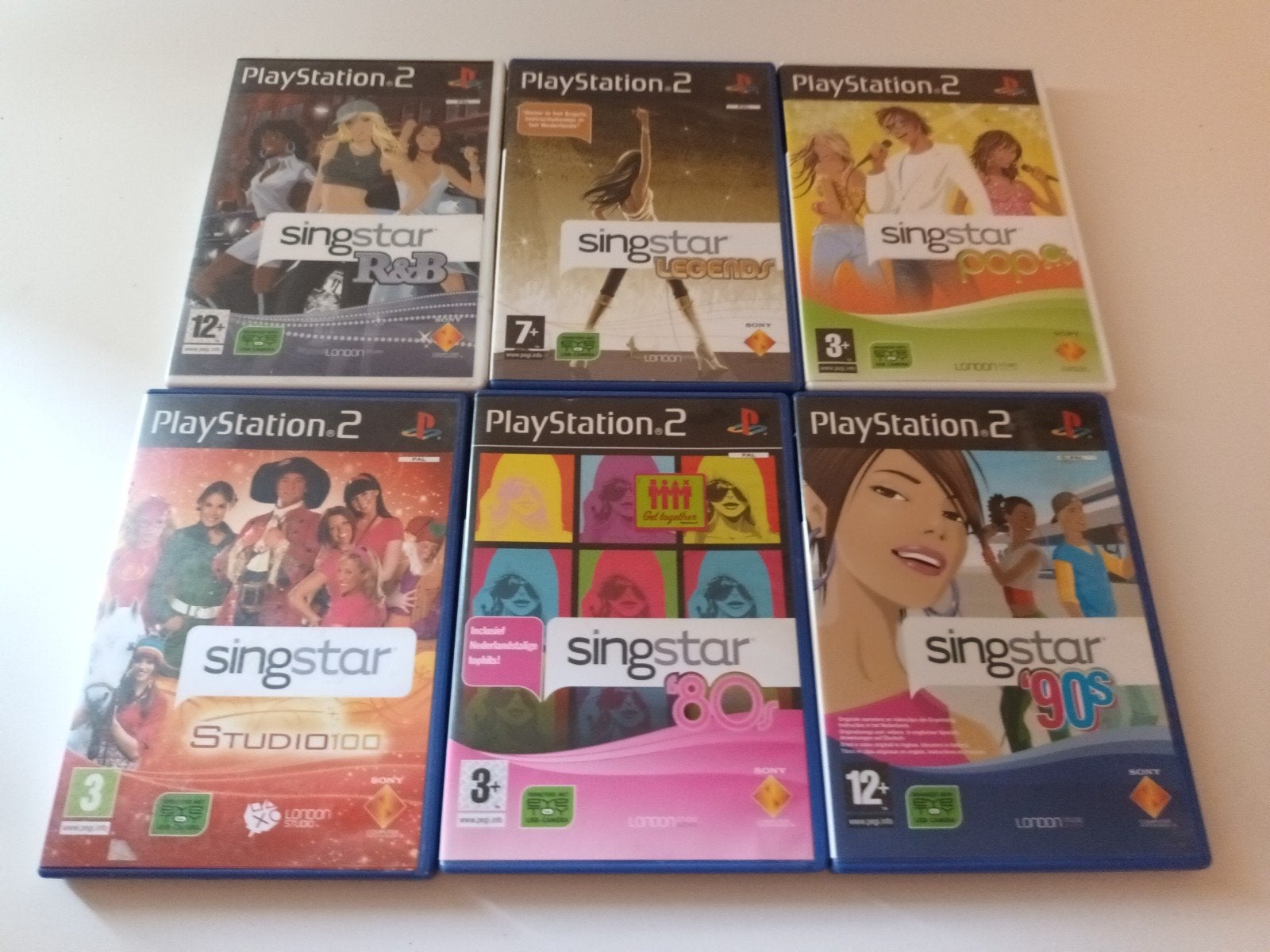 playstation 2 singstar spellen, Muziek, Ophalen of Verzenden, Zo goed als nieuw, 3 spelers of meer