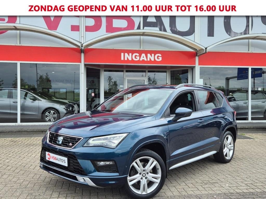 Seat ATECA 1.4 TSI ACT. AUT. 150PK FR PANO-DAK TREKHAAK CAME, Automaat, Gebruikt, 4 cilinders, Blauw