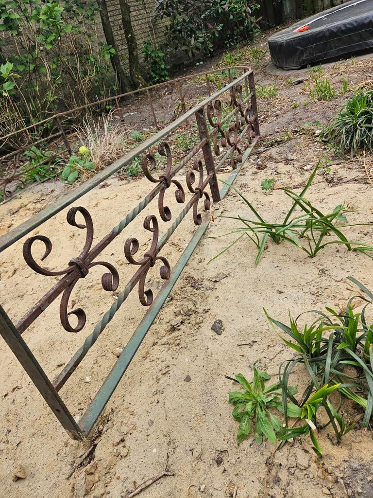 Authentieke smeedijzeren rozenboog rozenhaag, Ophalen, IJzer, Sierhekwerk