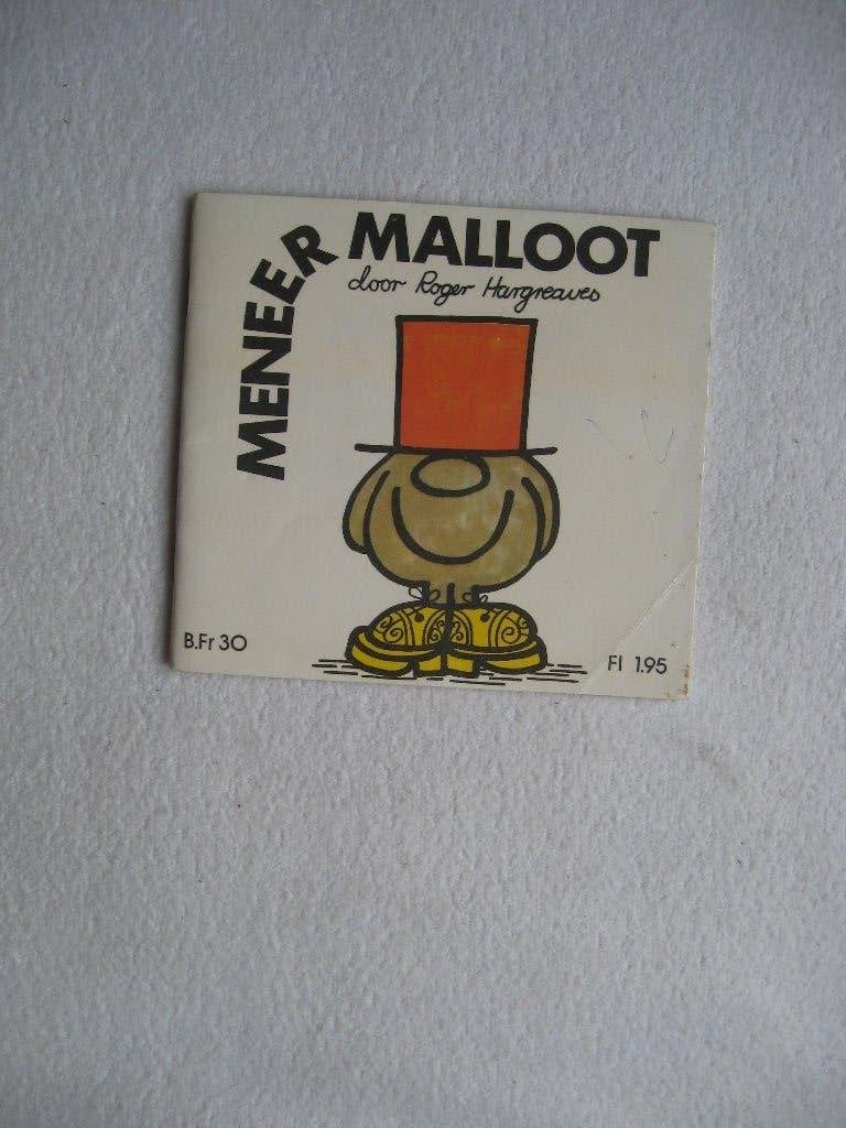 Roger Hargreaves dl 9 - Meneer Malloot (1972), Ophalen of Verzenden, Overige figuren, Gebruikt, Boek of Spel