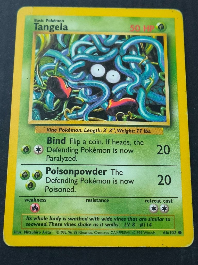 Tangela, Ophalen of Verzenden, Gebruikt, Losse kaart