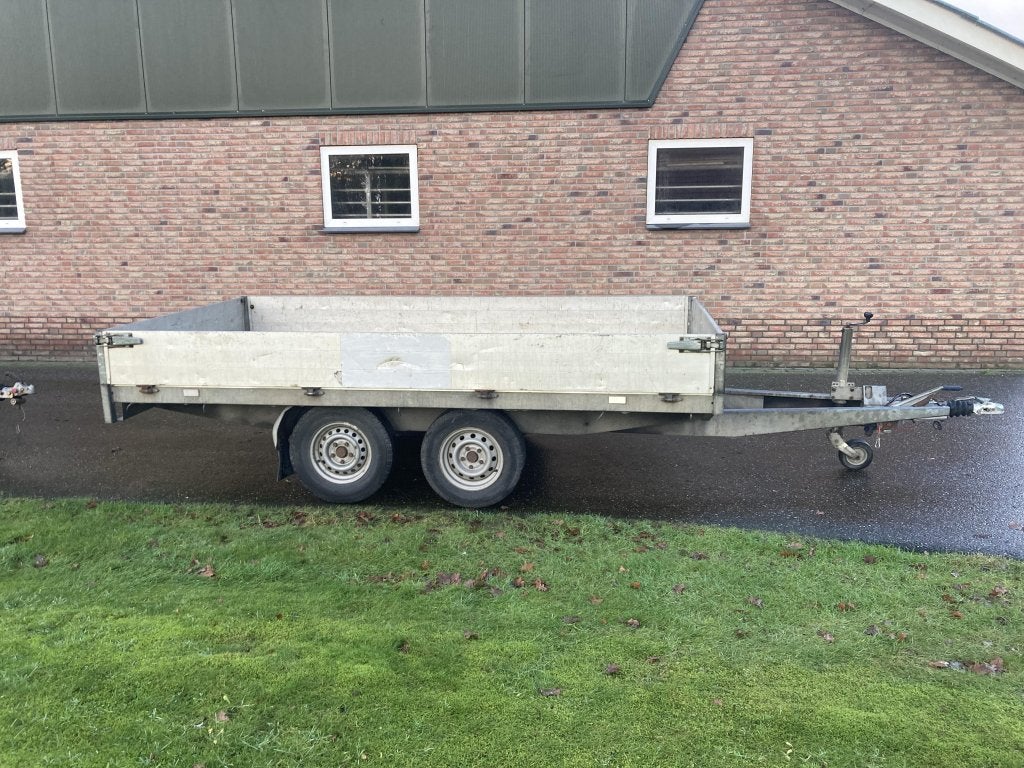 Plateauwagen aanhanger aanhangwagen tandemasser 2004, Auto diversen, Aanhangers en Bagagewagens, Gebruikt