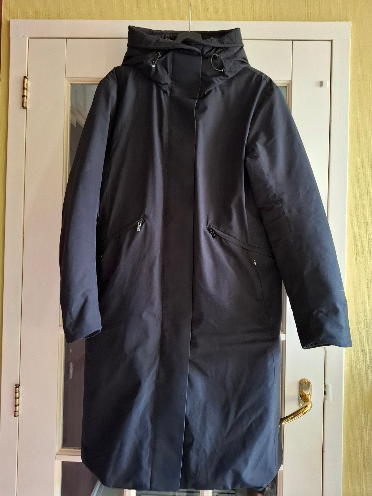 Krakatau Long Parka Qw319 Gaia winterjas - Maat L, Zwart, Maat 42/44 (L), Ophalen of Verzenden, Krakatau