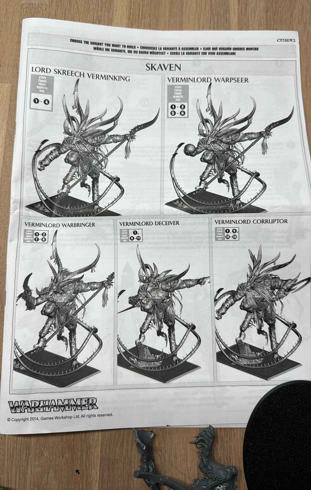 Warhammer Skaven Verminlord / lord Skreech, Hobby en Vrije tijd, Ophalen of Verzenden, Warhammer