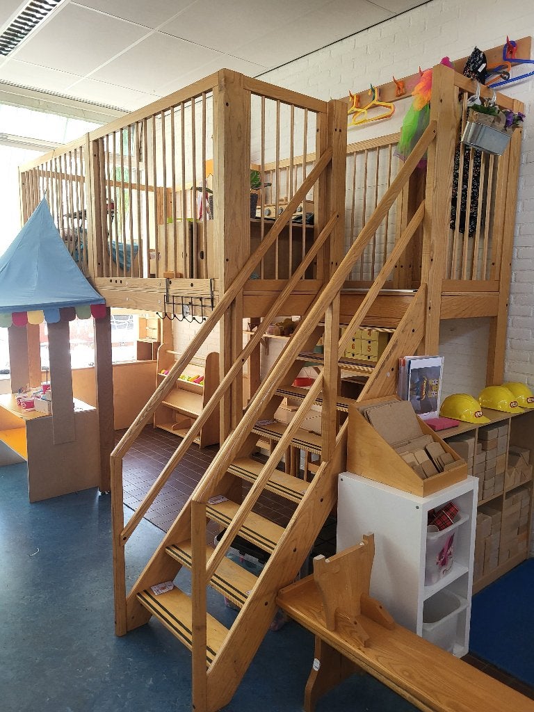 Vide kleuterklas school, Ophalen, Gebruikt