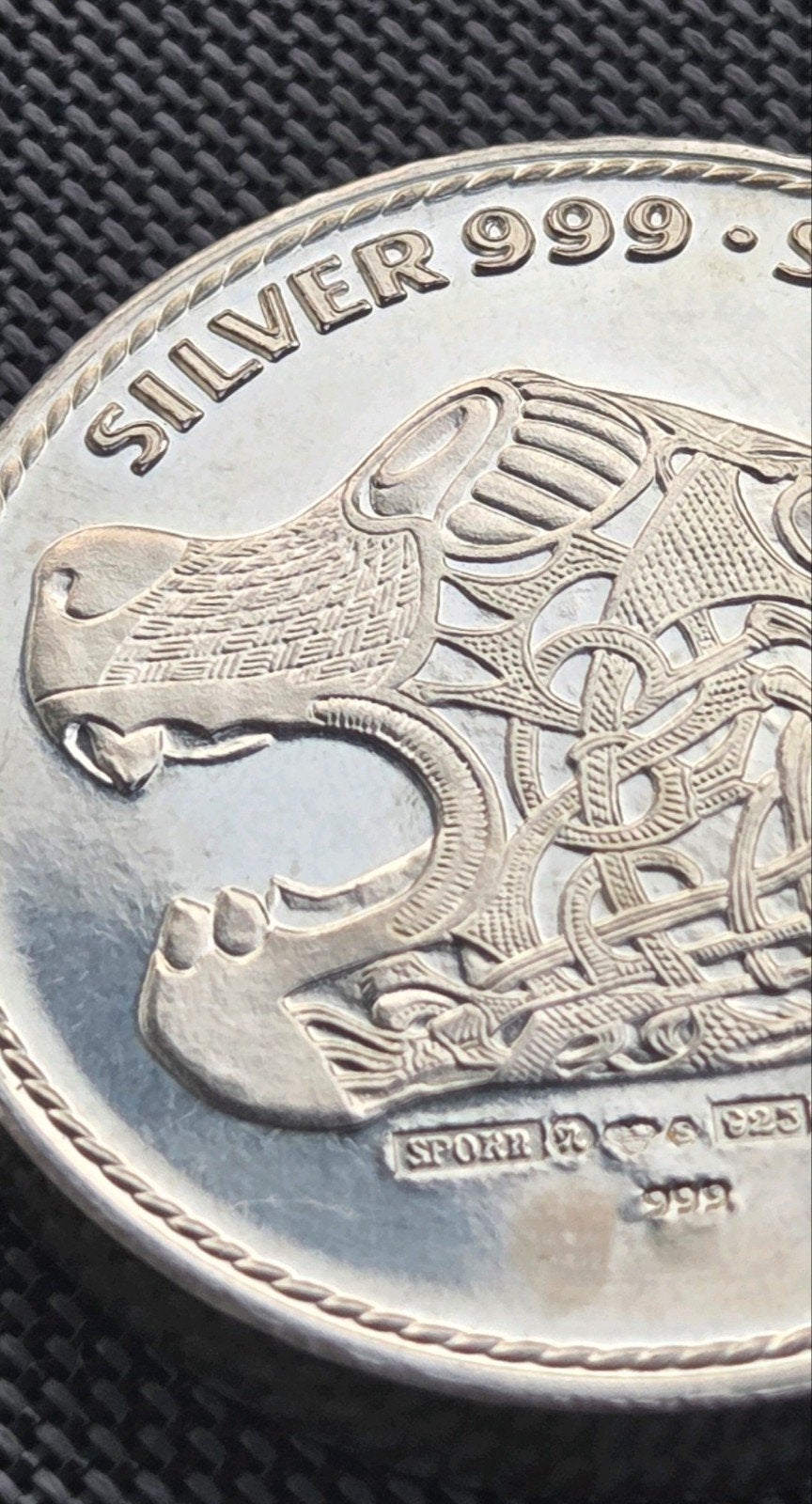 Zilveren 100g Vikingschip / Fenrir Wolf, Ophalen of Verzenden