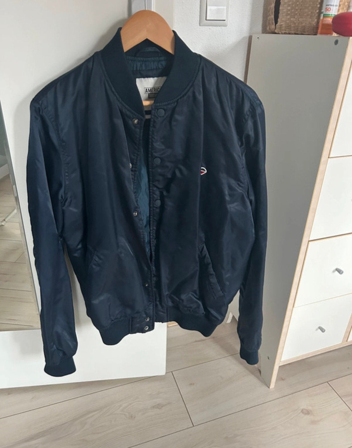 America today bomberjack, Kleding | Heren, Jassen | Zomer, Verzenden, Zo goed als nieuw, Maat 46 (S) of kleiner, Blauw