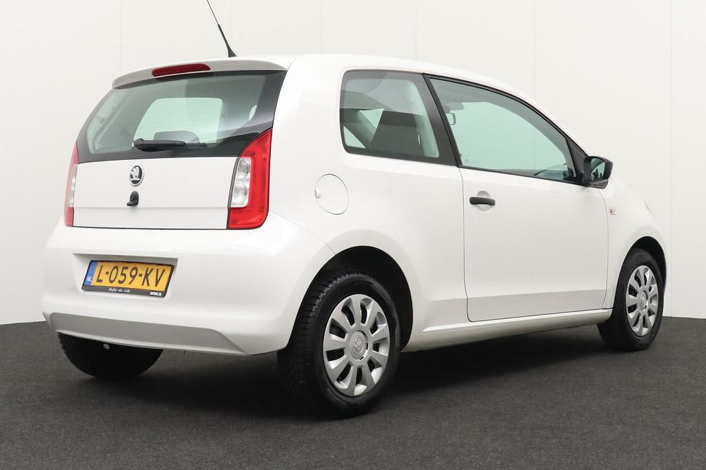 Skoda Citigo 1.0 Navigator Airco Navi Bluetooth Multimedia, Voorwielaandrijving, Stof, Gebruikt, 60 pk