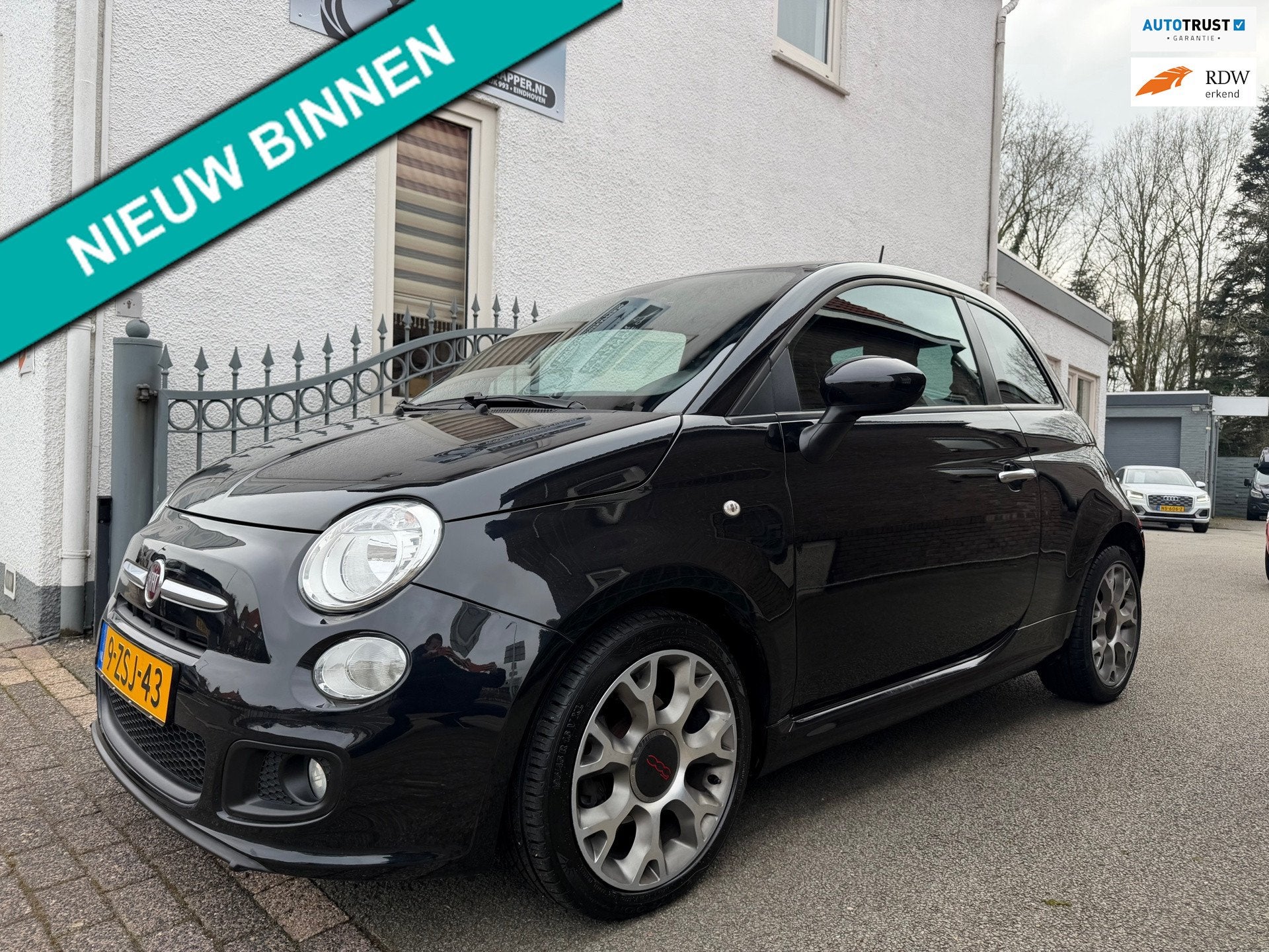 Fiat 500 0.9 TwinAir Sport | Airco | Elkt Ramen/Spiegels | N, Auto's, Voorwielaandrijving, 86 pk, Gebruikt, Leder en Stof