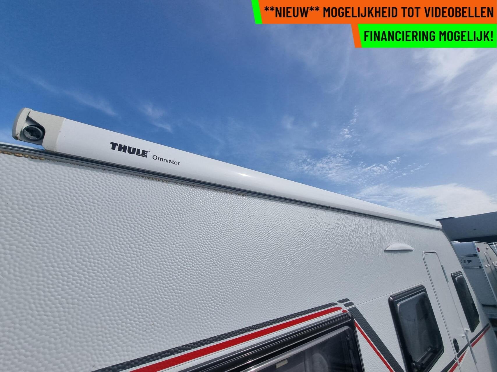 BUERSTNER PREMIO LIFE 480 TL ENKELE BEDDEN+CASS LUIFEL+MOVER, Caravans en Kamperen, Bedrijf, 750 - 1000 kg, Bürstner, Hordeur