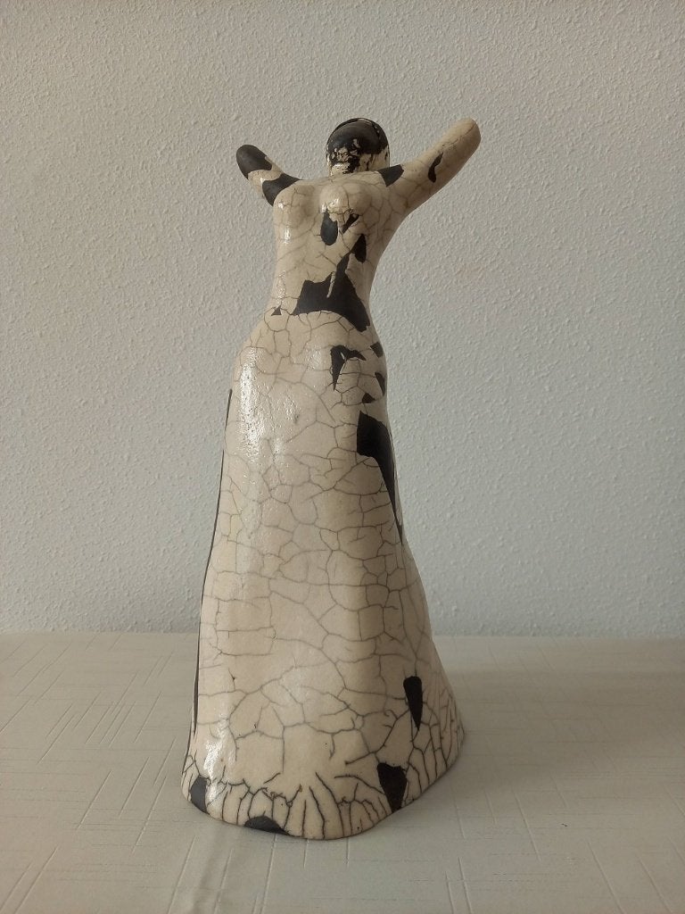 RAKU -BEELD, keramiek, Ophalen, Nieuw, Fantasy