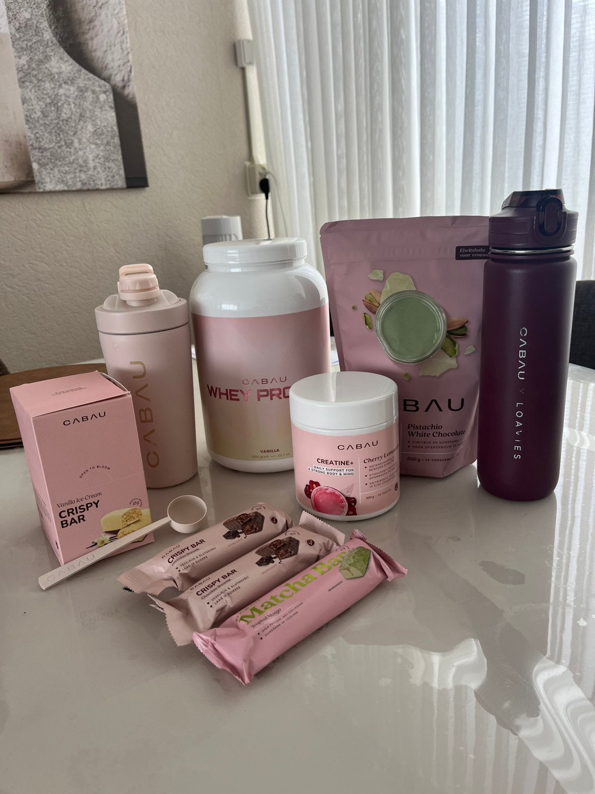 Cabau proteine shake, creatinine, maaltijdrepen, etc., Ophalen of Verzenden, Zo goed als nieuw, Overige typen