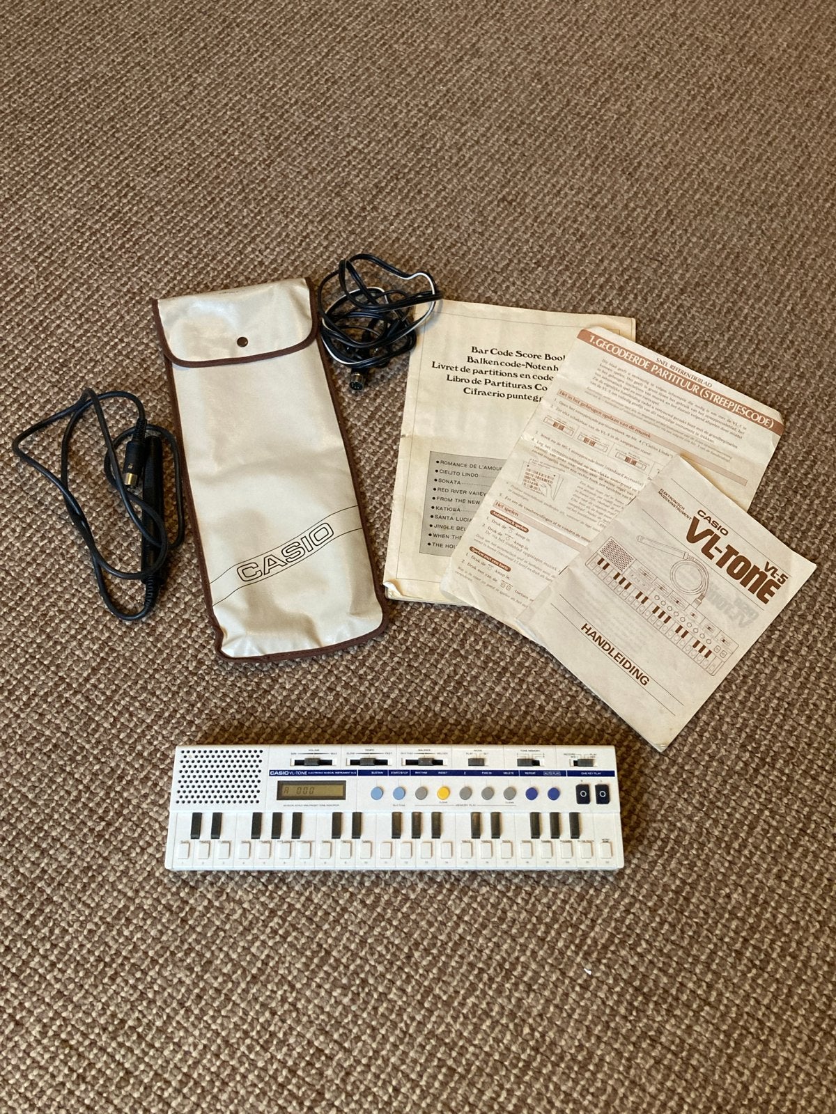 Casio VL-Tone VL-5 met MS-1, Muziek en Instrumenten, Keyboards, Ophalen of Verzenden, Zo goed als nieuw, Overige aantallen, Casio