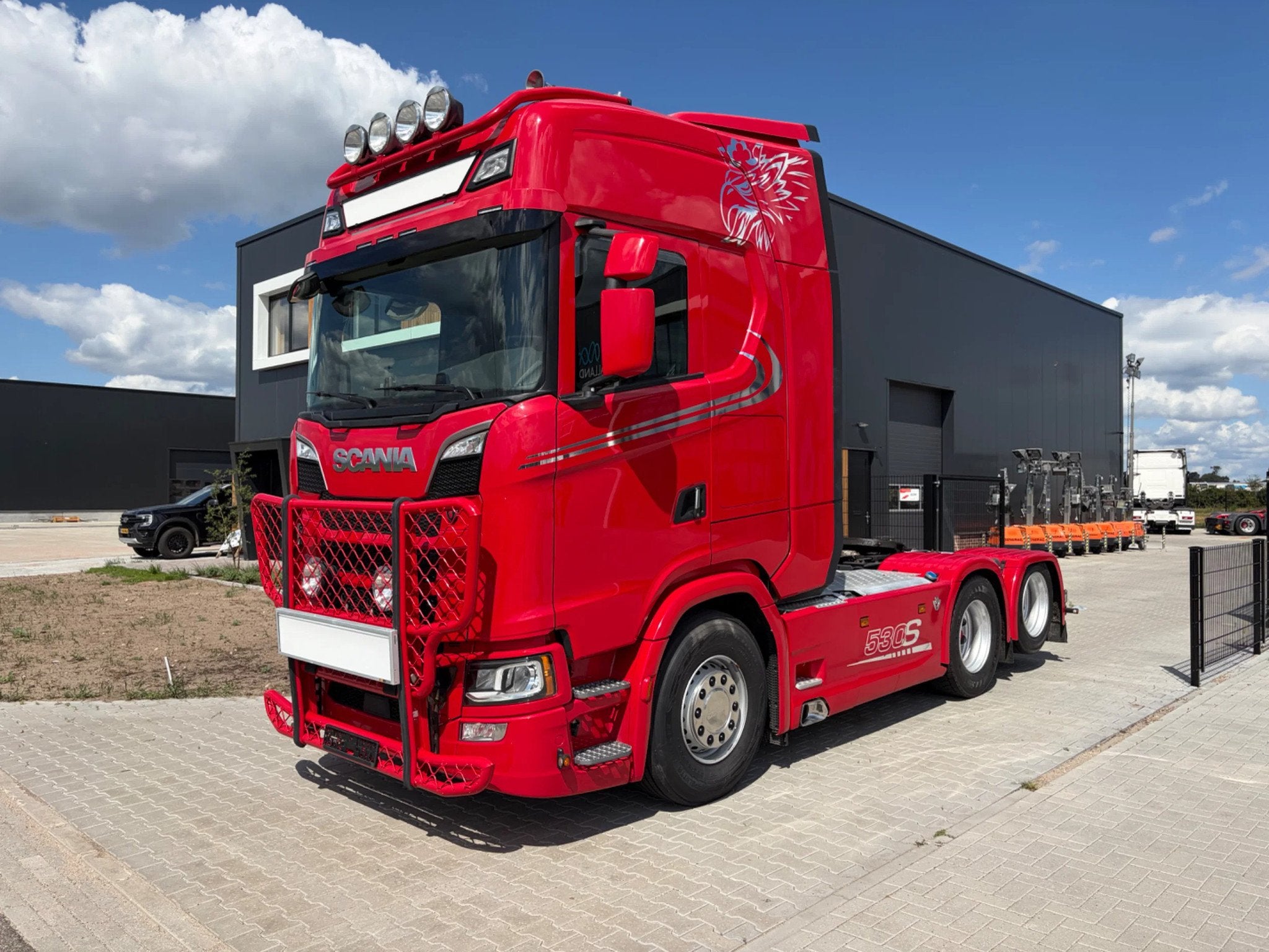 Scania 530S V8 NGS 6x2 tractor, retarder, 396 tkm, leather,, Automaat, Euro 6, Scania, Leder