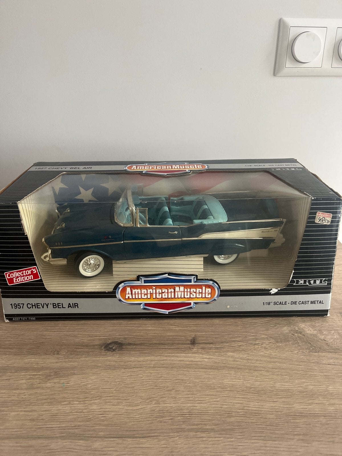 1957 Chevy Bel Air American Muscle schaalmodel, Hobby en Vrije tijd, Ophalen of Verzenden, Zo goed als nieuw, Auto, ERTL